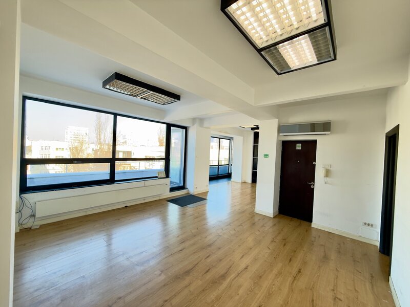 Dorobanti, Beller, spatiu 130 mp, cladire de birouri 2016, centrala termica